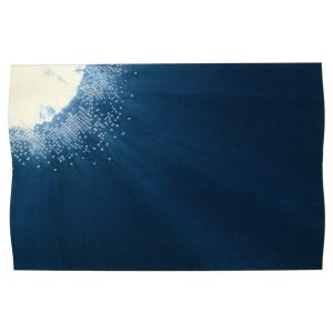 KIZOMÉ SHIBORI-Art panel 〈海中から見上げた空〉A