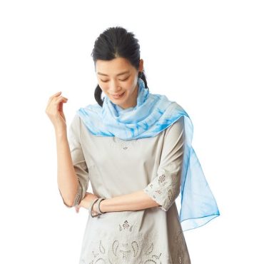 家庭画報ショッピングサロン 夏号 KIZOME 「UMI scarf」販売