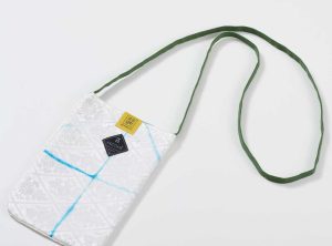 KIZOMÉ kizomé+ バッグ＜コラボレーション＞室町呉袋×KIZOMÉ　ミニショルダー（板締め青）