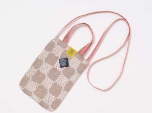 KIZOMÉ kizomé+ バッグ＜コラボレーション＞室町呉袋×KIZOMÉ　ハンドル付ミニショルダー（市松灰）