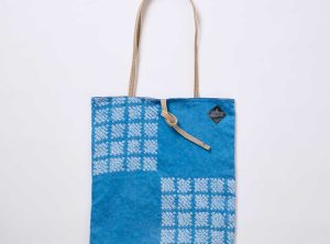 KIZOMÉ a.un バッグ　リバーシブルトート（市松小）