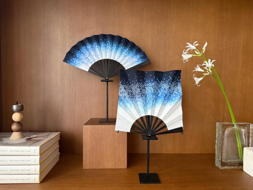 フランスの扇ブランド DUVELLEROY とコラボしました